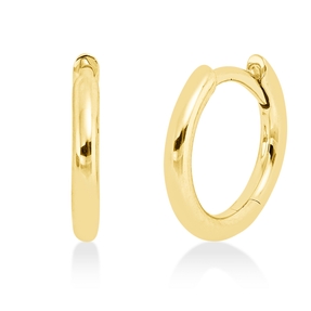 Creolen aus 750 Gold Gelbgold 11,9x1,7mm