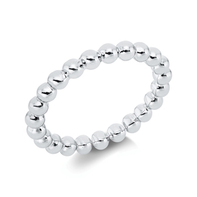 Ring aus 750 Gold Weißgold B:3mm