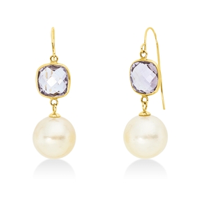 Ohrhänger aus 585 Gold Gelbgold 35,3x11mm