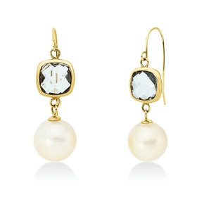 Ohrhänger aus 585 Gold Gelbgold 34,8x9,9mm