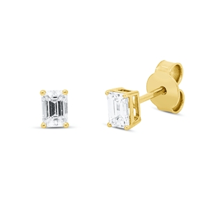 Solitaire Ohrstecker aus 750 Gelbgold 2 Diamanten 0,61ct E-VVS2 5x3,5mm 4er-Krappe Solitaire Ohrstecker aus 750 Gelbgold 2 Diamanten 0,61ct E-VVS2 5x3,5mm 4er-Krappe