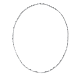 Collier aus 585 Gold Weißgold 248 Brillanten 6,59ct TW-SI L:55,9cm Collier aus 585 Gold Weißgold 248 Brillanten 6,59ct TW-SI L:55,9cm