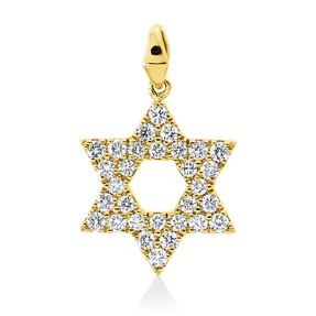 Anhänger aus 585 Gold Gelbgold 30 Brillanten 0,33ct W-SI/PI 18,5x11,5mm mit Öse Anhänger aus 585 Gold Gelbgold 30 Brillanten 0,33ct W-SI/PI 18,5x11,5mm mit Öse