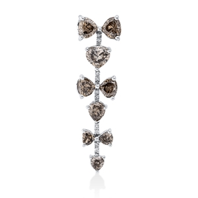 Anhänger aus 750 Gold Weißgold 19 Diamanten 4,15ct 40,6x11,3mm Anhänger aus 750 Gold Weißgold 19 Diamanten 4,15ct 40,6x11,3mm