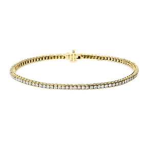 Armband aus 750 Gold Gelbgold 96 Brillanten 2ct TW-SI L:18cm Armband aus 750 Gold Gelbgold 96 Brillanten 2ct TW-SI L:18cm