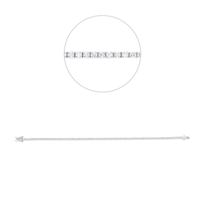 Armband aus 750 Gold Weißgold 96 Brillanten 0,9ct TW-SI B:1,5mm L:17cm Armband aus 750 Gold Weißgold 96 Brillanten 0,9ct TW-SI B:1,5mm L:17cm