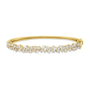 Armreif aus 750 Gold Gelbgold 53 Diamanten 2,16ct TW-SI