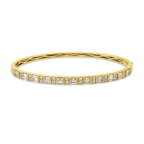 Armreif aus 750 Gold Gelbgold 46 Diamanten 1,22ct 47x57mm Armreif aus 750 Gold Gelbgold 46 Diamanten 1,22ct 47x57mm