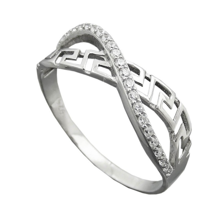 Ring griechisches Muster 925 Silber