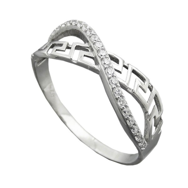 Ring griechisches Muster 925 Silber