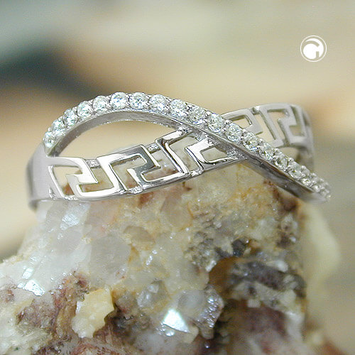 Ring griechisches Muster 925 Silber