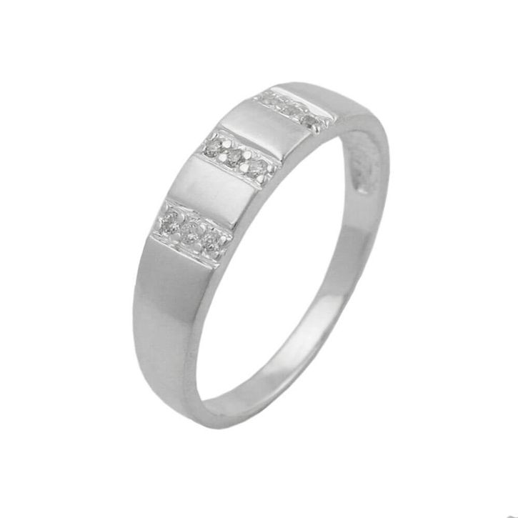 Ring mit Zirkonia 925 Silber