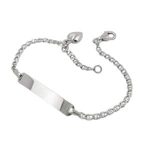2mm Schildarmband Stegpanzerkette Kinder Gravurplatte Herz 925 Silber 14cm 2mm Schildarmband Stegpanzerkette Kinder Gravurplatte Herz 925 Silber 14cm