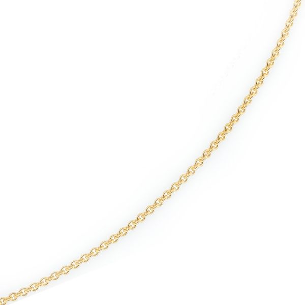 2,3mm Rundankerkette aus 585 Gelbgold 55cm