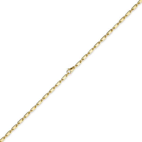 3mm Plattenkette 585 Gelbgold 60cm