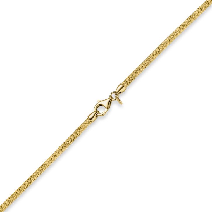 3mm Strickcollier 585 Gelbgold 42cm