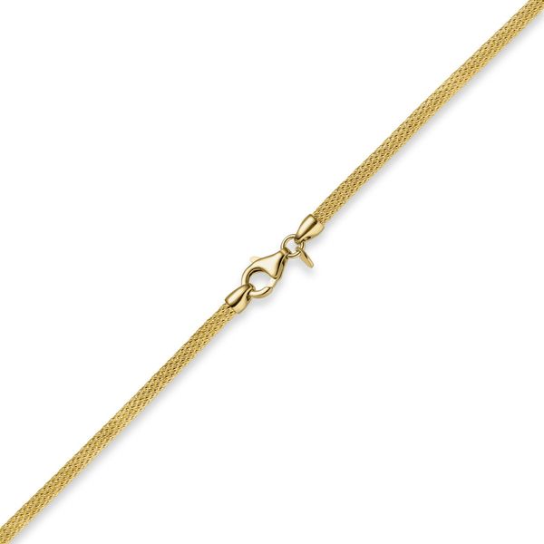 3mm Strickcollier 585 Gelbgold 42cm