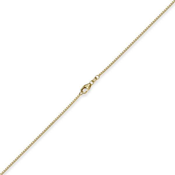 1,1mm Venezianerkette 585 Gelbgold 55cm