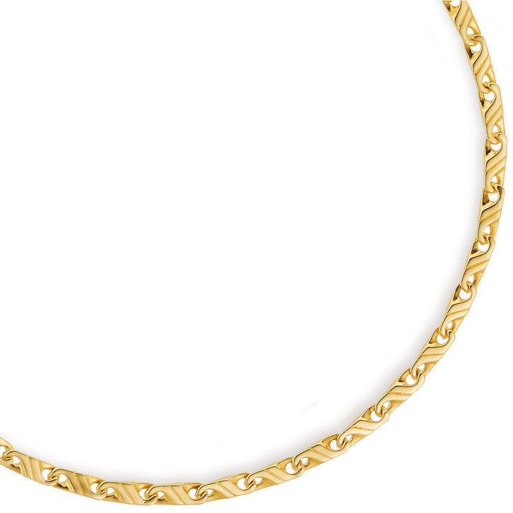 4,5mm Viktoriakette 585 Gelbgold 50cm