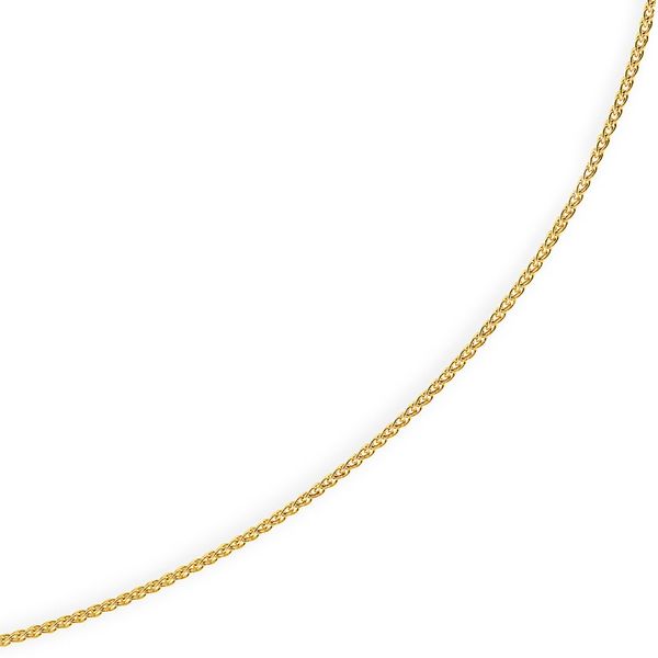 2mm Zopfkette 585 Gelbgold 40cm