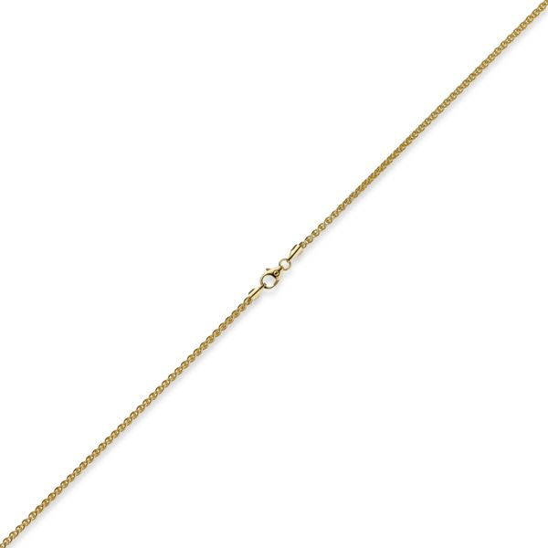 2mm Zopfkette 585 Gelbgold 38cm