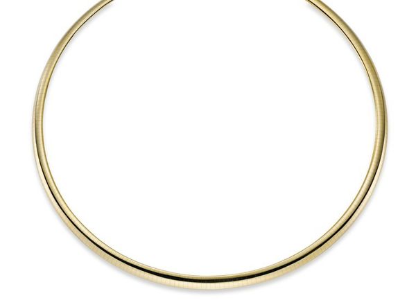 6mm Halsreif 585 Gelbgold 45cm