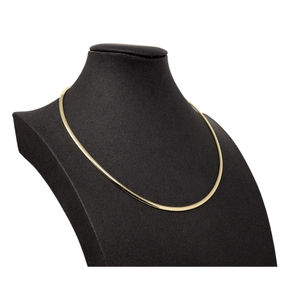 3mm Halsreif Collier Omegareif Omegakette 585 Gold Gelbgold Goldkette 45cm Damen