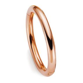 8mm Armreif Armband Armschmuck aus 585 Gold Rotgold glänzend Ø 61x51mm innen