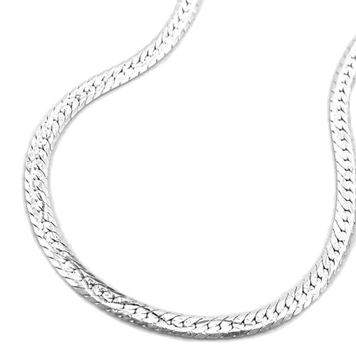 2.2mm Schlangenkette flach 925 Silber 40cm