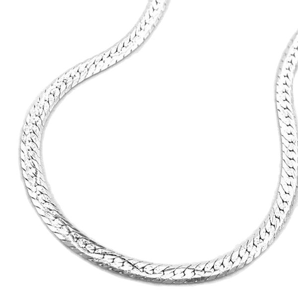 2.2mm Schlangenkette flach 925 Silber 40cm