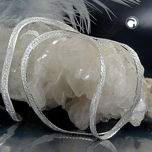 2.2mm Schlangenkette flach 925 Silber 40cm