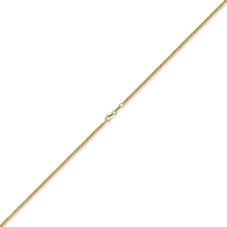 2,5mm Kugelkette 585 Gelbgold 42cm