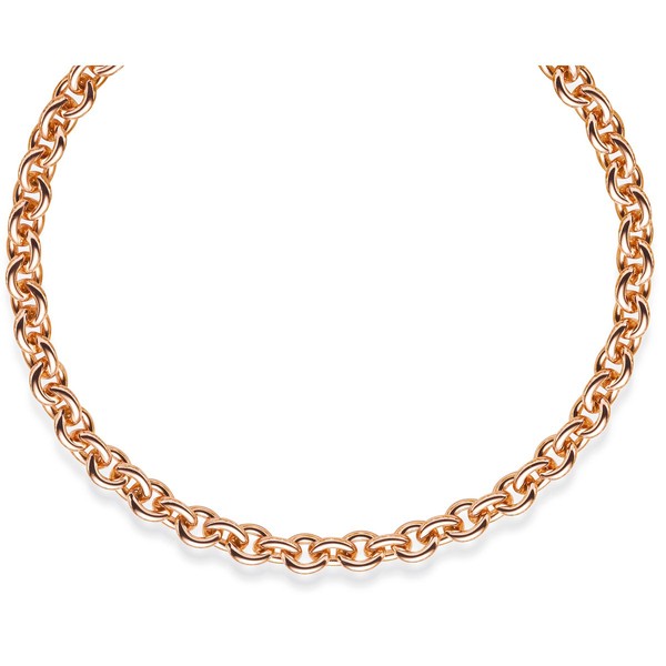 7,5mm Rund-Ankerkette 585 Rotgold 60cm