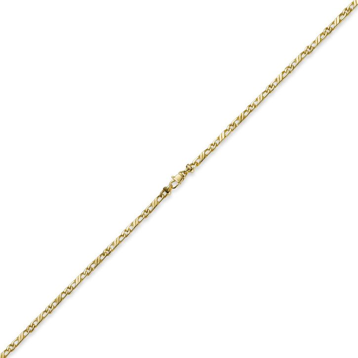 3mm Jeu-Kette 585 Gelbgold 45cm