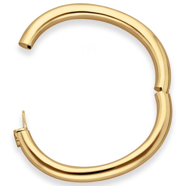 8mm Armreif aus 750 Gelbgold glänzend schlicht