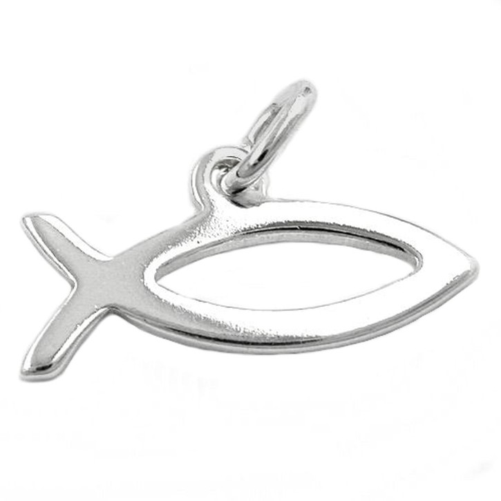 Anhänger Fisch Jesus-Zeichen 925 Silber