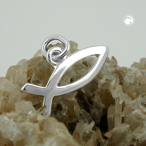 Anhänger Fisch Jesus-Zeichen 925 Silber