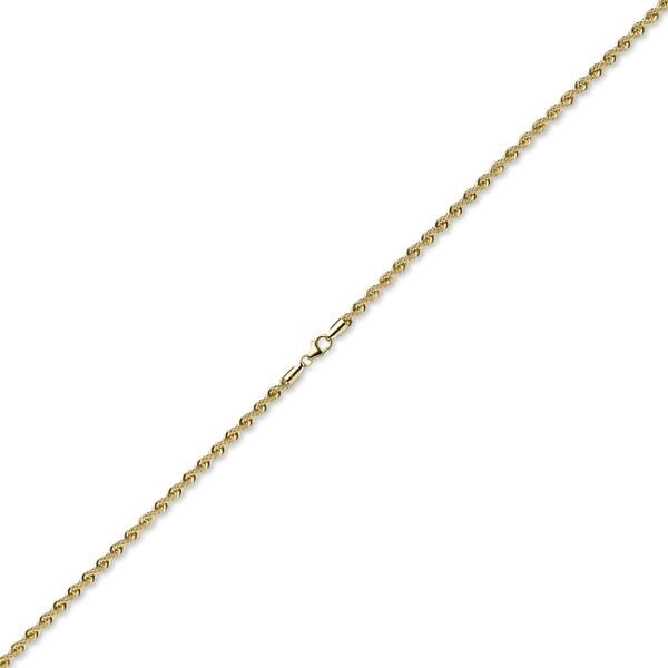 4mm Kordelkette aus 585 Gelbgold 50cm