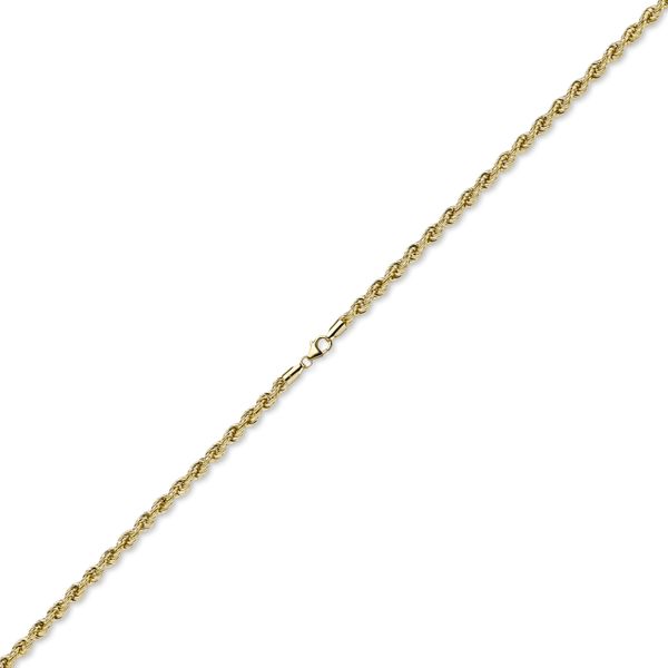 5mm Kordelkette aus 585 Gelbgold 45cm