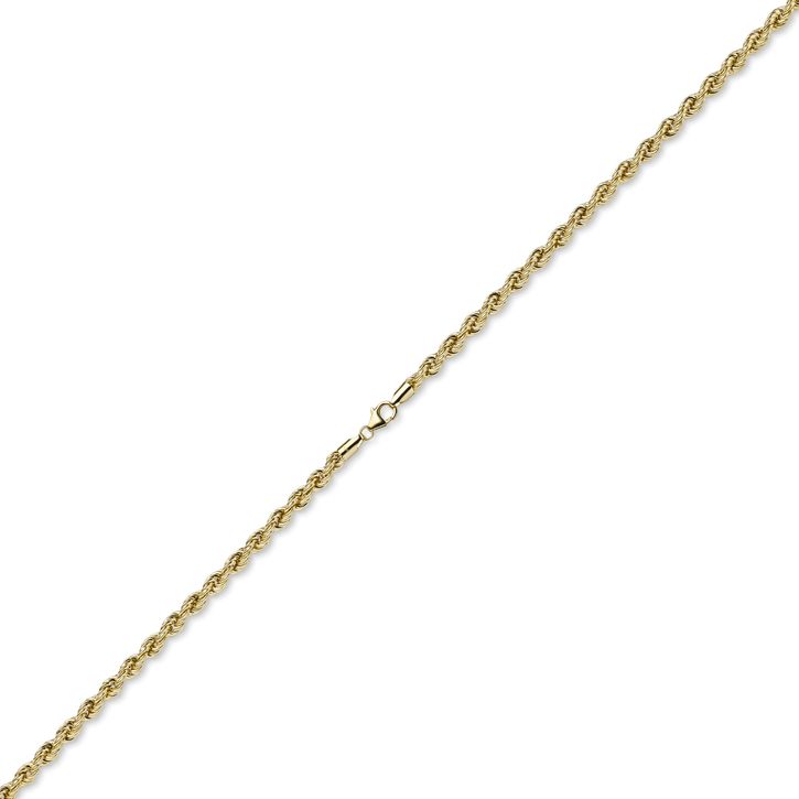 5mm Kordelkette aus 585 Gelbgold 55cm