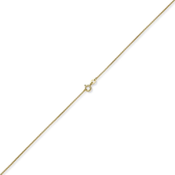 1,2mm Venezianer-Kette 750 Gelbgold Collier 42cm