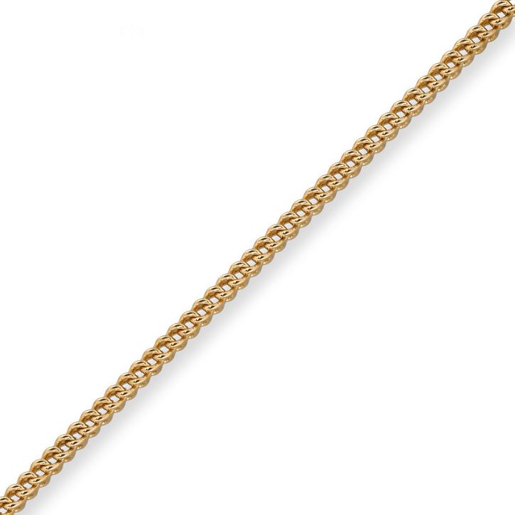 2mm Franco Kette aus 585 Gelbgold 50cm