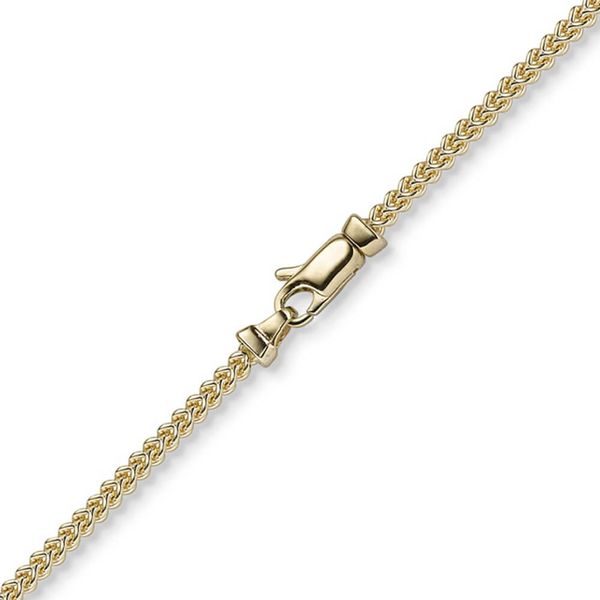 2mm Franco Kette aus 585 Gelbgold 50cm