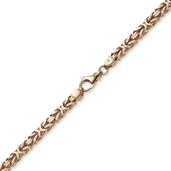 7mm Königskette aus 585 Rotgold 55cm