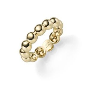 Ring Damenring Halbkugel aus 585 Gold Gelbgold Fingerring 5mm breit