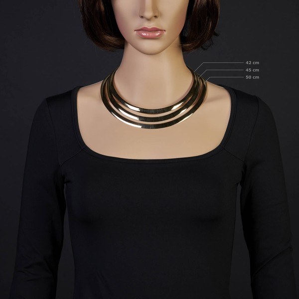 8mm Wendeomegareif 750 Gold bicolor 42cm