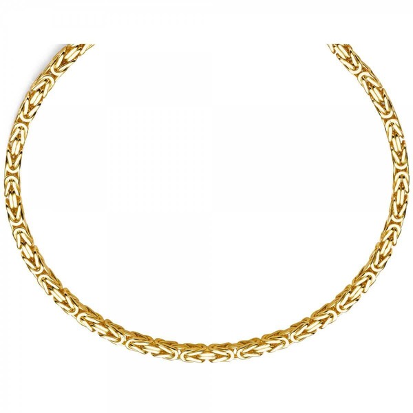 8mm Königskette aus 585 Gelbgold 65cm