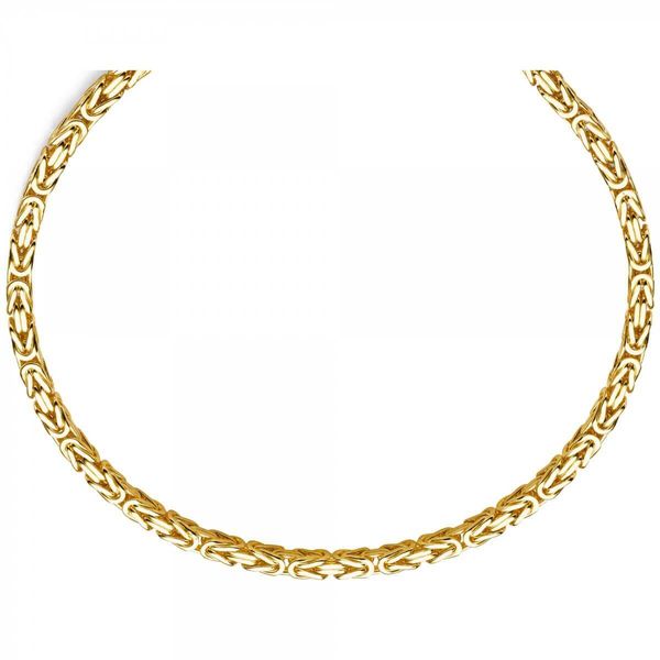 8mm Königskette aus 750 Gelbgold 60cm