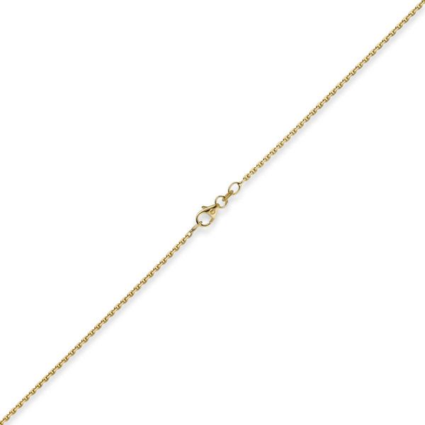 1.5mm Ankerkette aus 750 Gelbgold 40cm