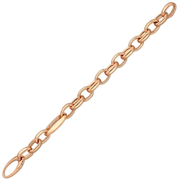 11mm Anker-Armband aus 585 Rotgold 20cm